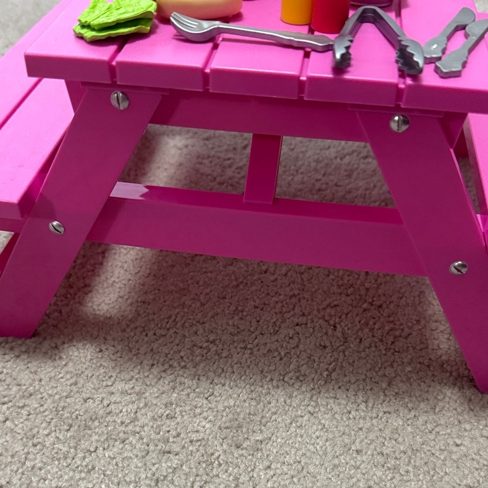 Our Generation Picnic Playset with Pink Table for 18” Dolls - Picture 10 of 10